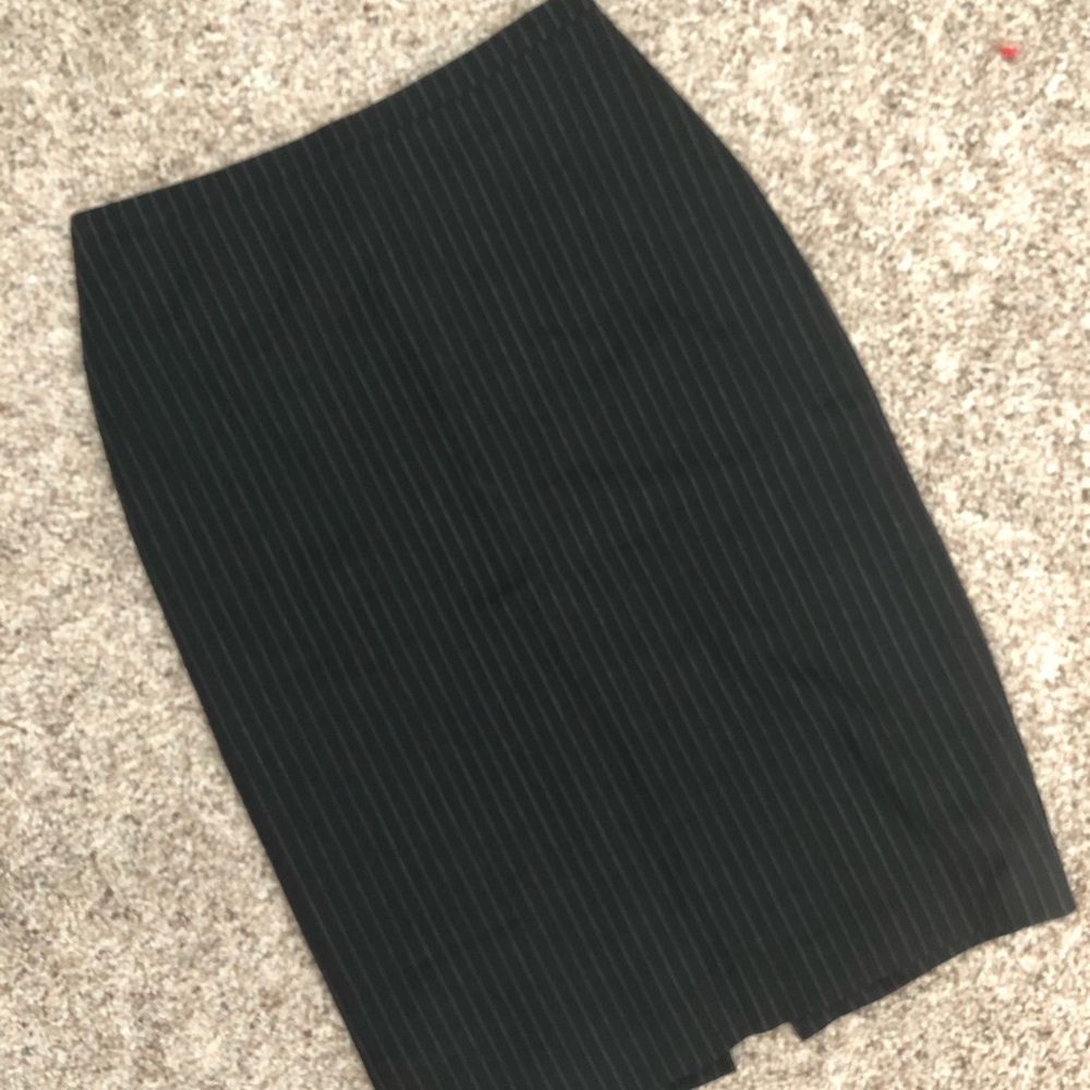 Banana republic pinstripe pencil skirt
